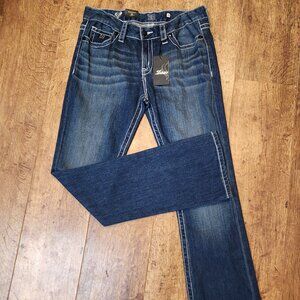 NEW - D9 DISTRICT 9 Slick Boot Cut Jeans - Sz 31 - NEW NWT
